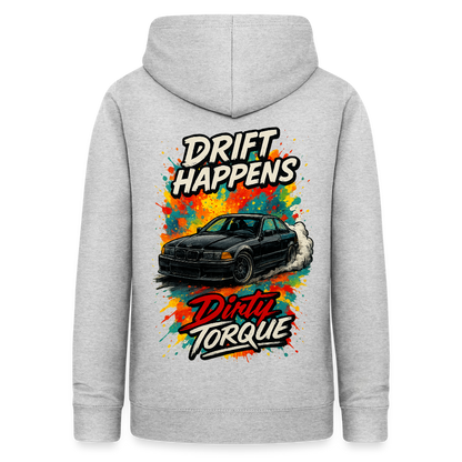 DirtyTorque E36 Drift Frauen Hoodie - Hellgrau meliert