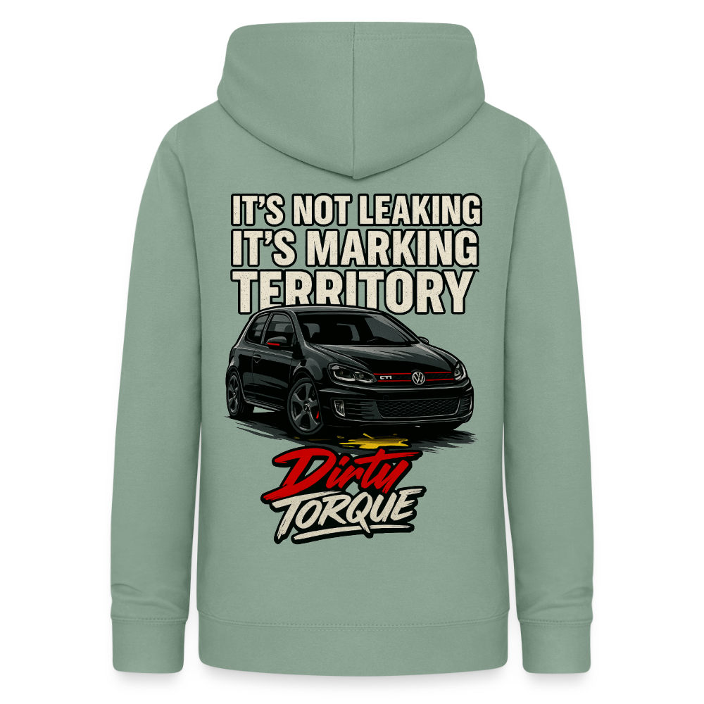DirtyTorque Leakin' Hoodie Women - Graugrün