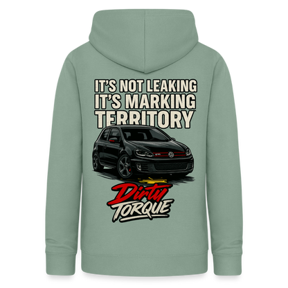 DirtyTorque Leakin' Hoodie Women - Graugrün