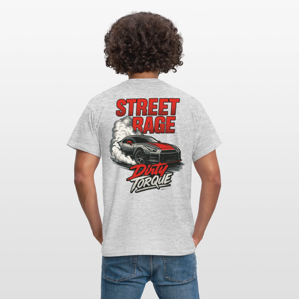 DirtyTorque Street Rage Tee Men - Grau meliert