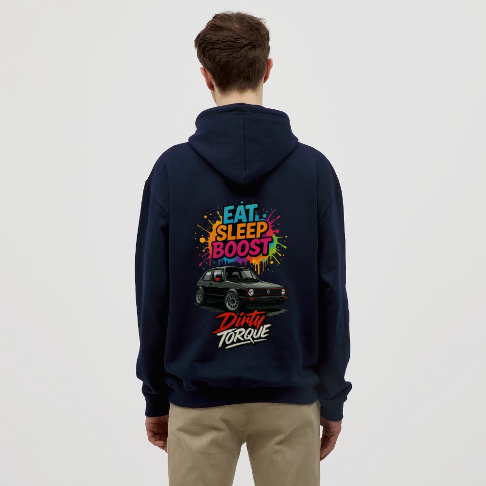 DirtyTorque Eat Sleep Boost Hoodie Unisex - Navy