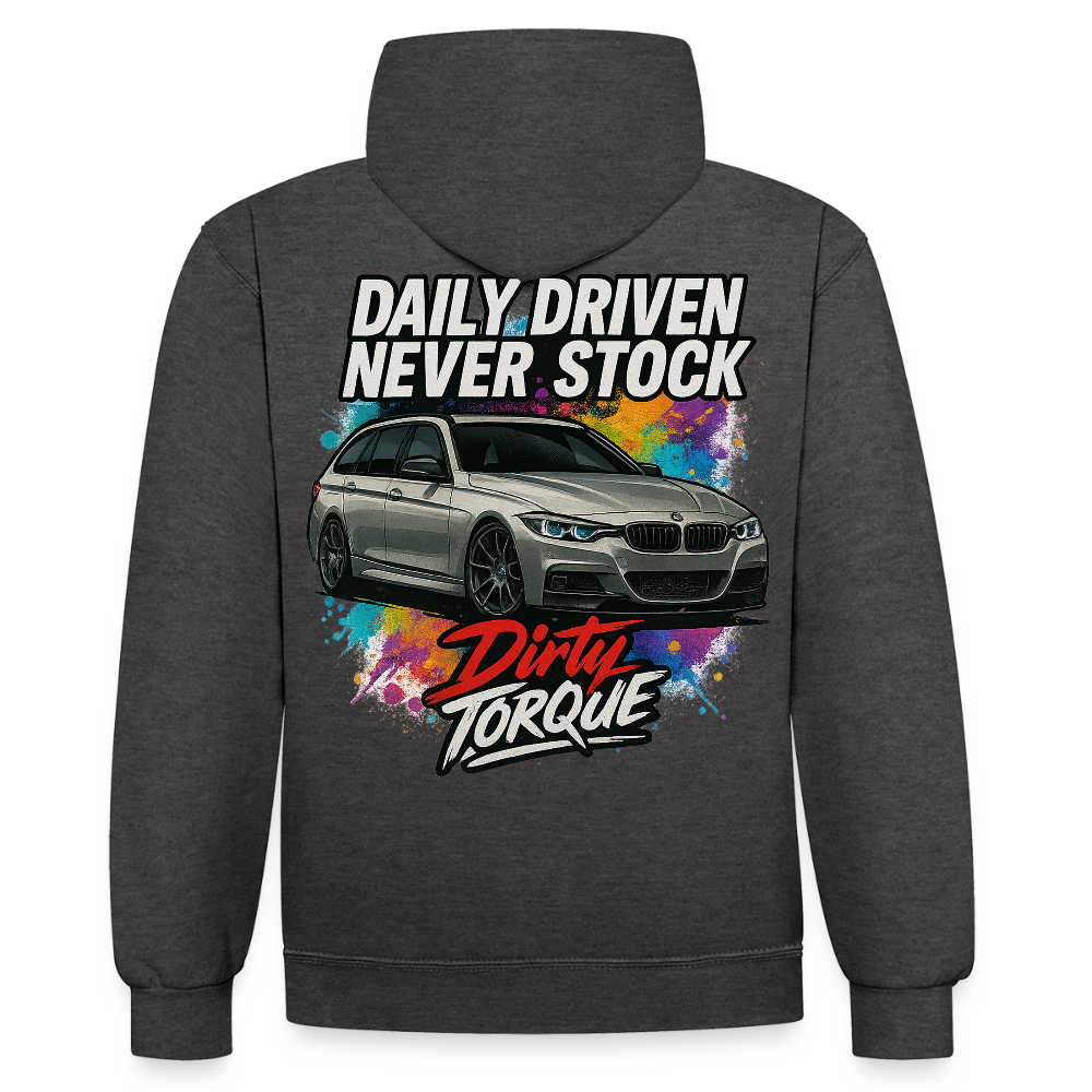 DirtyTorque Daily  Premium Hoodie Unisex - Anthrazit/Schwarz