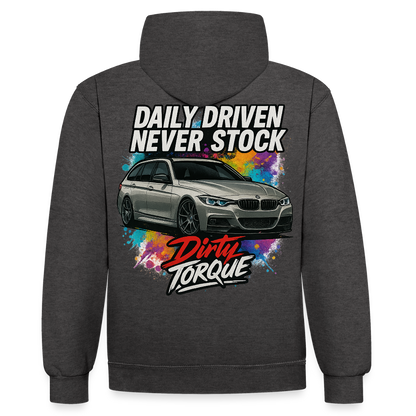 DirtyTorque Daily  Premium Hoodie Unisex - Anthrazit/Schwarz