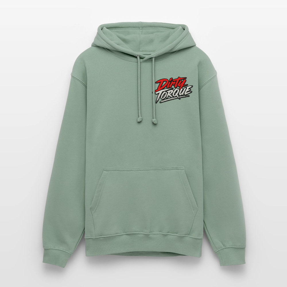 DirtyTorque No Boost No Fun Hoodie Unisex - Graugrün