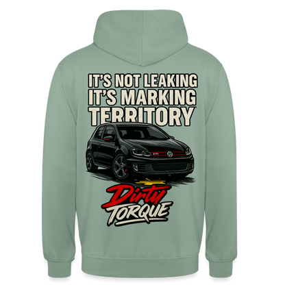 DirtyTorque Leakin' Hoodie Unisex - Graugrün