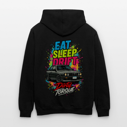 DirtyTorque Eat Sleep Drift  Premium Hoodie Unisex - Schwarz/Rot