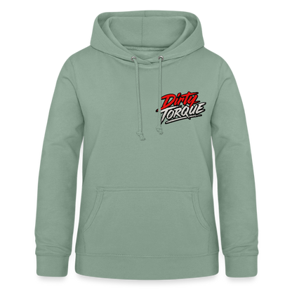 DirtyTorque Eat Sleep Drift Hoodie Women - Graugrün
