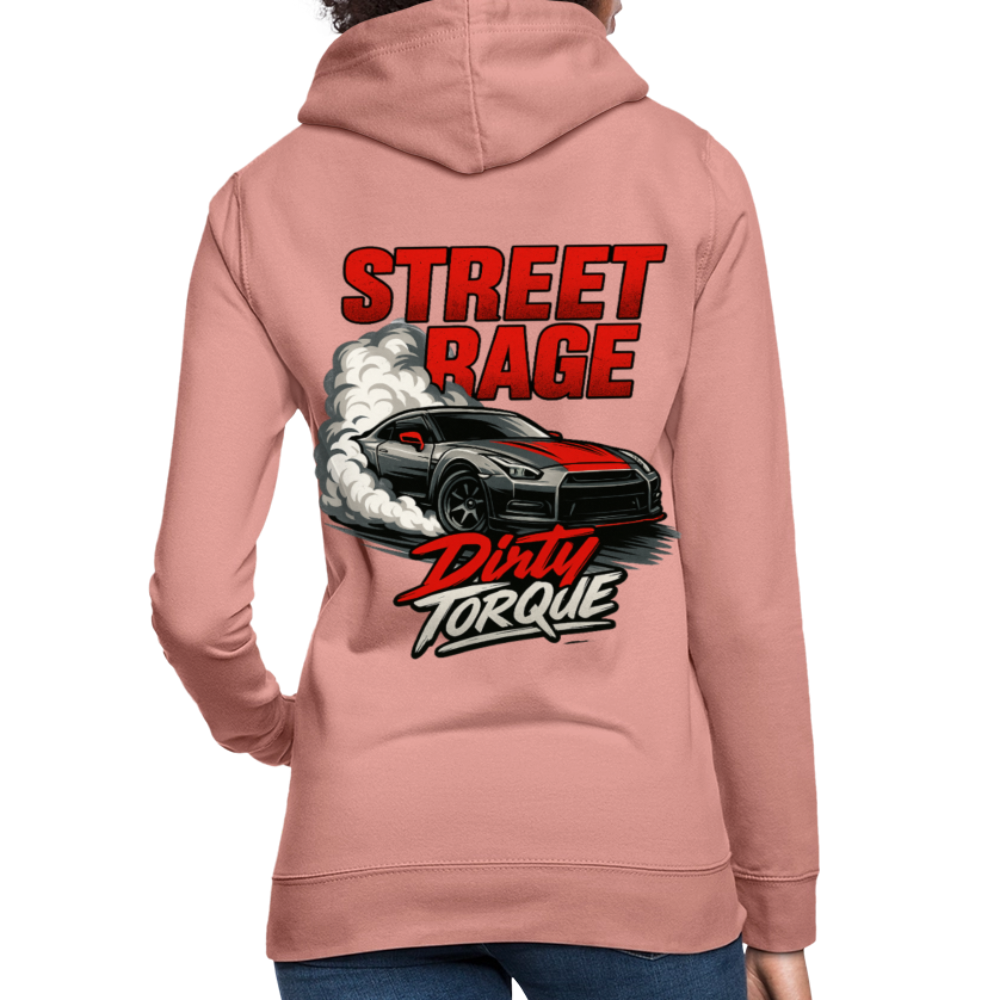 DirtyTorque Street Rage Hoodie Women - Altrosa