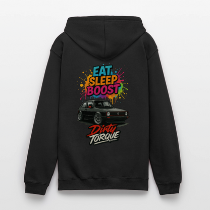 DirtyTorque Eat Sleep Boost Hoodie Unisex - Schwarz