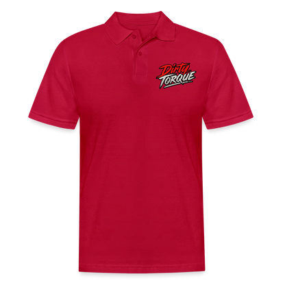 Männer Poloshirt - cherry red