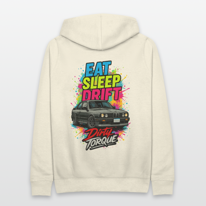 DirtyTorque Eat Sleep Drift Hoodie Women - Vanille-Milchshake
