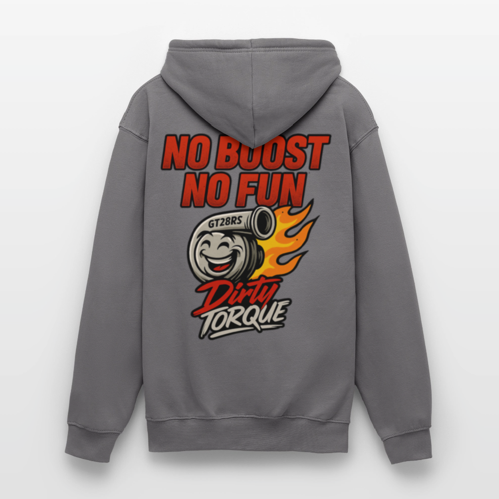 DirtyTorque No Boost No Fun Hoodie Unisex - Mittelgrau