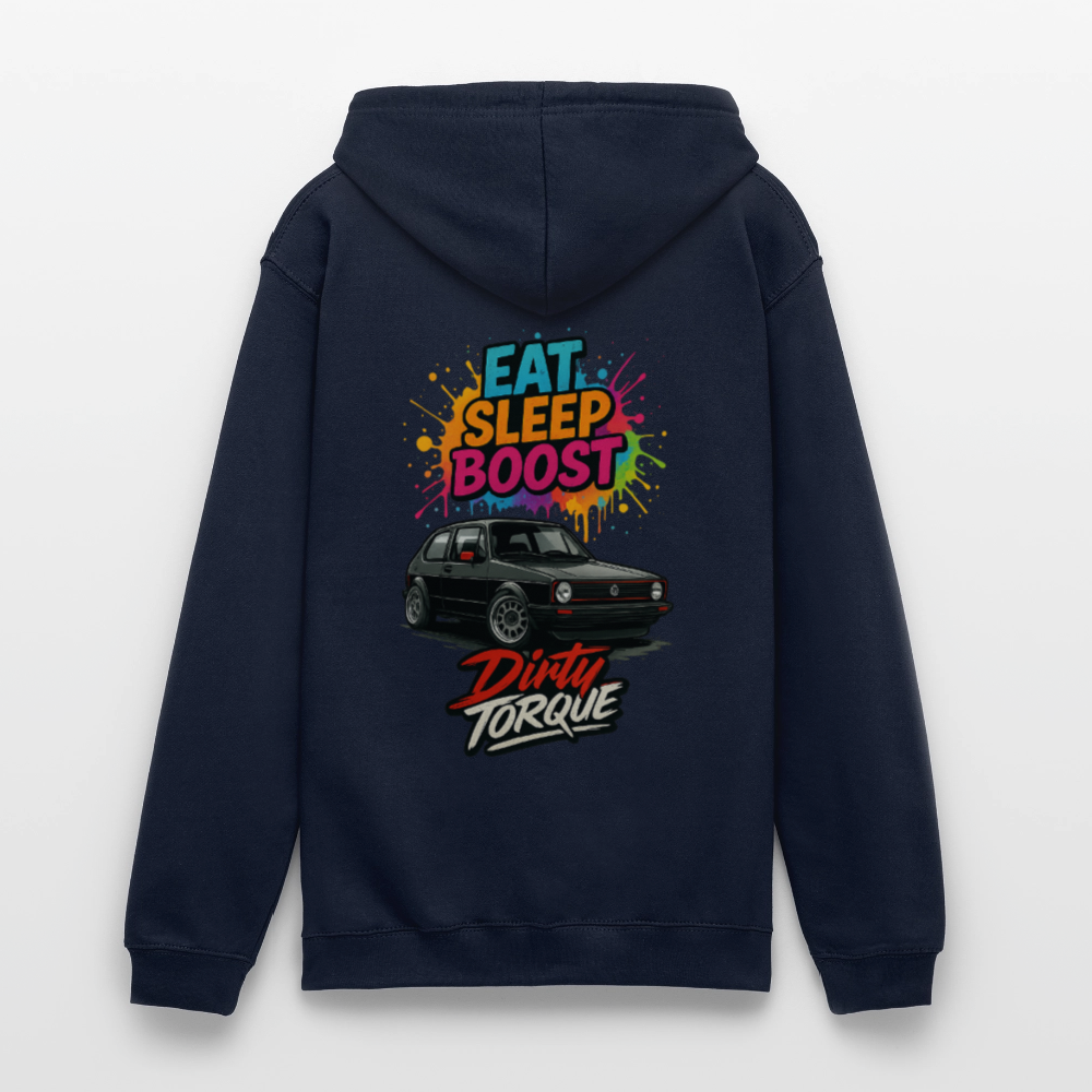DirtyTorque Eat Sleep Boost Hoodie Unisex - Navy
