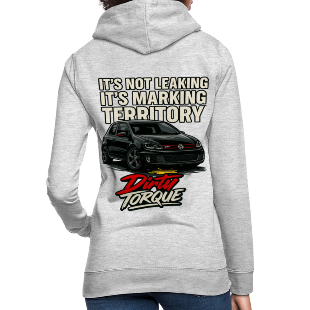 DirtyTorque Leakin' Hoodie Women - Hellgrau meliert
