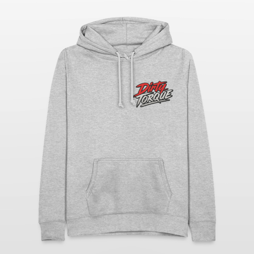 DirtyTorque Street Rage Hoodie Women - Hellgrau meliert