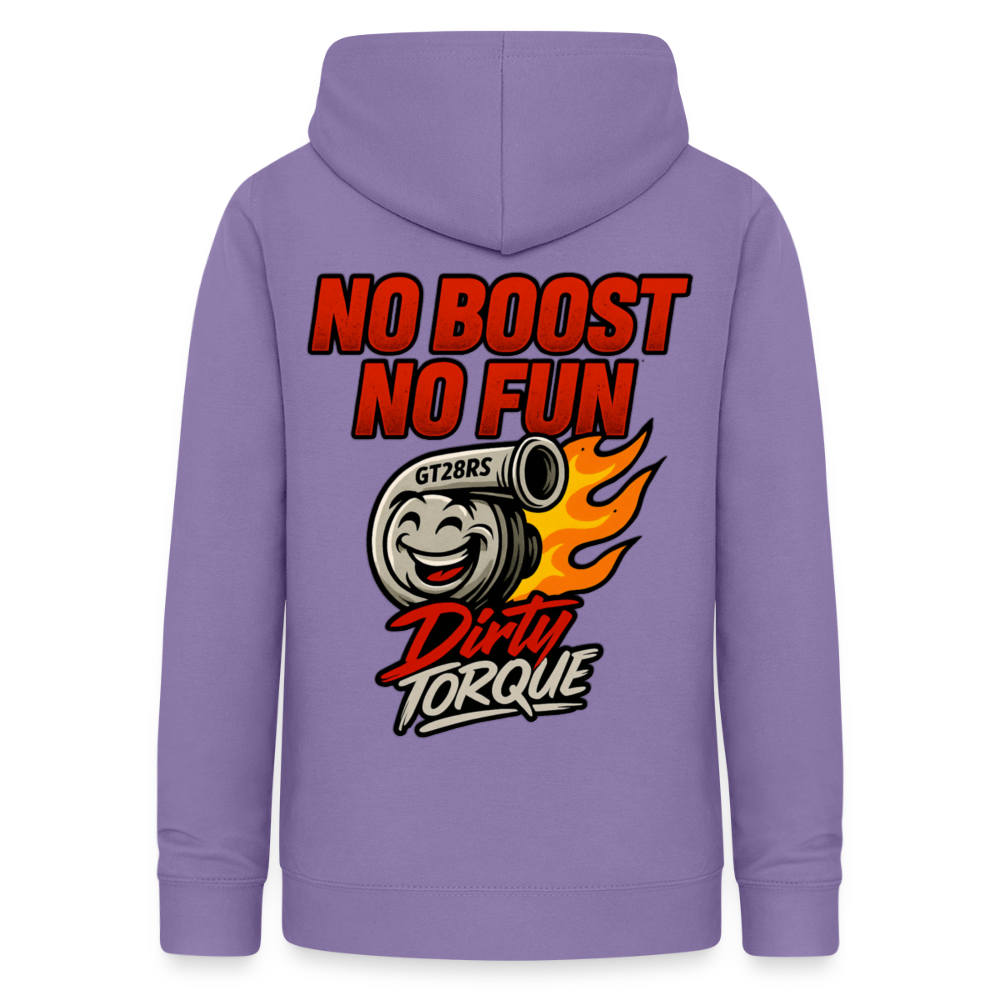 DirtyTorque No Boost No Fun Hoodie Women - Lavendel